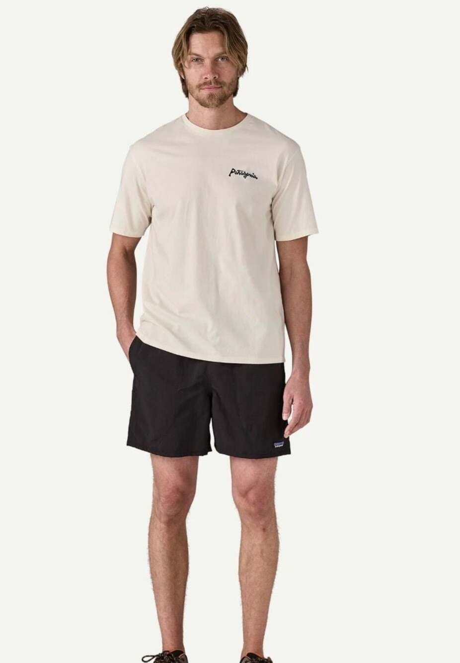 Patagonia Men's Black Nylon Athletic Swim Board Shorts XXL